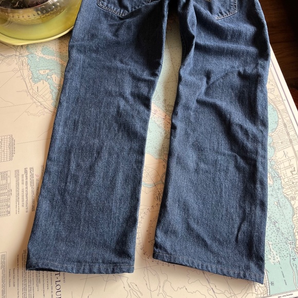 Levi's Dark Wash 505 Relaxed Straight - Picture 4 of 7